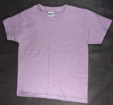 TODDLER GILDAN HEAVY COTTON PRETTY PURPLE PLAIN T SHIRT 6T - $14.90