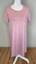 entro NWT women’s t shirt midi dress size L pink O5 - £11.07 GBP