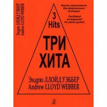 Three Hits. Andrew Lloyd Webber. Facilitated Arrangement for Piano (Guit... - $11.76