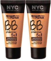NYC Smooth Skin BB Crme Bronzed Radiance LIGHT #4 (Set of 2) - £16.01 GBP