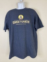 Sweet Earth Men Size XL Blue Enlightened Foods Graphic T Shirt Short Sleeve - $7.59