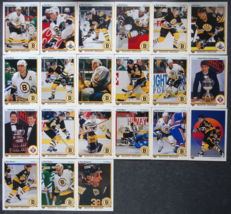 1990-91 Upper Deck UD Boston Bruins Team Set of 21 Hockey Cards - $6.00