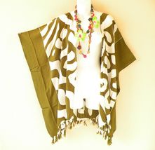 CB615 Cardigan Duster Kaftan Open Front Plus Hippy Jacket Cover up Top -... - $24.90