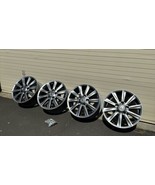 09 LEXUS LX570 20&quot; ALLOY 10 SPOKE Wheels Rims Silver Set With Caps/Lug N... - £878.35 GBP