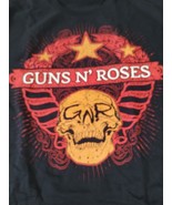 GUNS N&#39; ROSES - 2009/2010 Chinese Democracy Wheat Skull T-shirt ~Never W... - £16.07 GBP