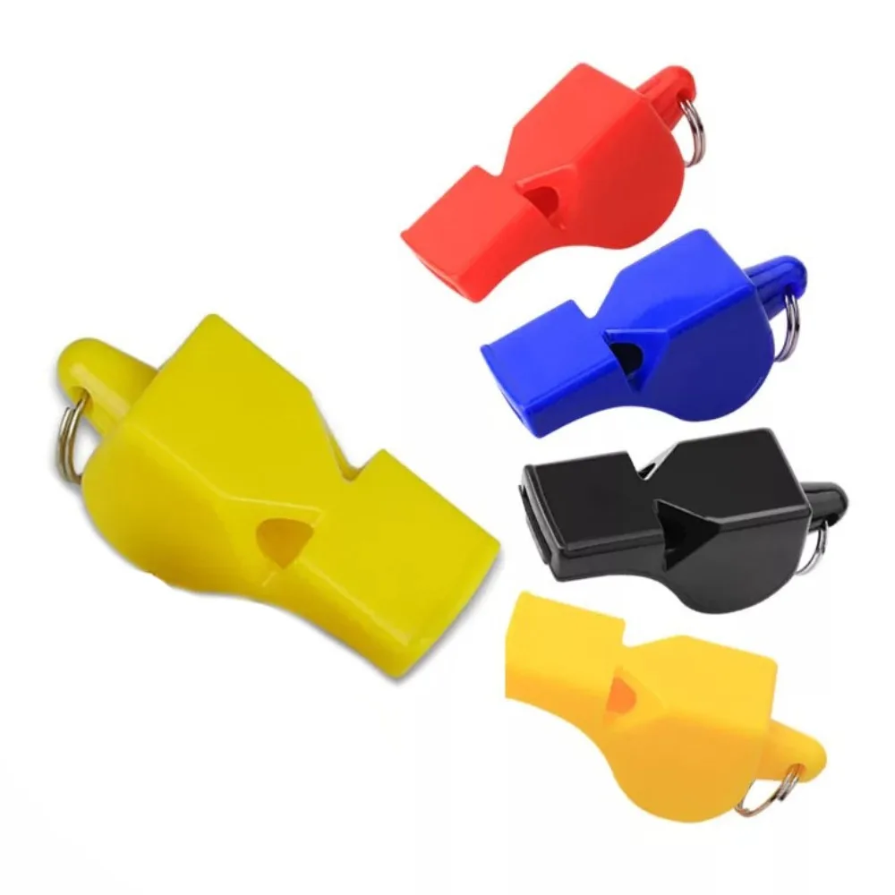 5 Pcs Plastic Football Football Basketball Hockey  Clic Referee Whistle Survival - £85.37 GBP