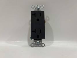10 PK Legrand 26352-BK 20A Tamper-Resistant Decorator Receptacle, Black,... - $54.24 CAD