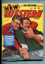 New WESTERN-MAY 1951-VIOLENT Pulp FICTION-GAMBLING Derringer COVER-vg - £29.75 GBP