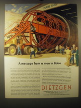 1953 Eugene Dietzgen Co. Ad - A message from a man in Boise - £14.87 GBP
