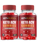 2 Pack Keto Burner ACV Gummies Max Strength with Apple Flavor and Natura... - €49,79 EUR