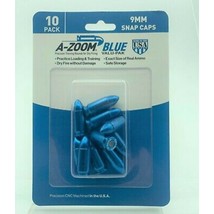 A-ZOOM 9MM LUGER Snap Cap BLUE 10PK - £33.30 GBP