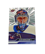 Elvis Merzlikins Silve Outburst Upper Deck 2023-24 Series 2 NHL Hockey C... - $5.39 CAD