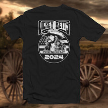 Dickey Betts for President 2024 COTTON T-SHIRT Political Satire Vote Singer - £13.29 GBP+