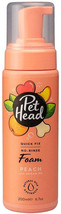 Pet Head Quick Fix No Rinse Foam for Dogs with Peach &amp; Argan Oil - Fuss-... - $22.72+