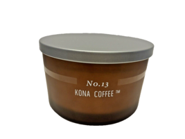 Kona Coffee Scent Hobby Lobby 3 Wick Jar Candle 14.9 Ounce Home Decor - £11.85 GBP