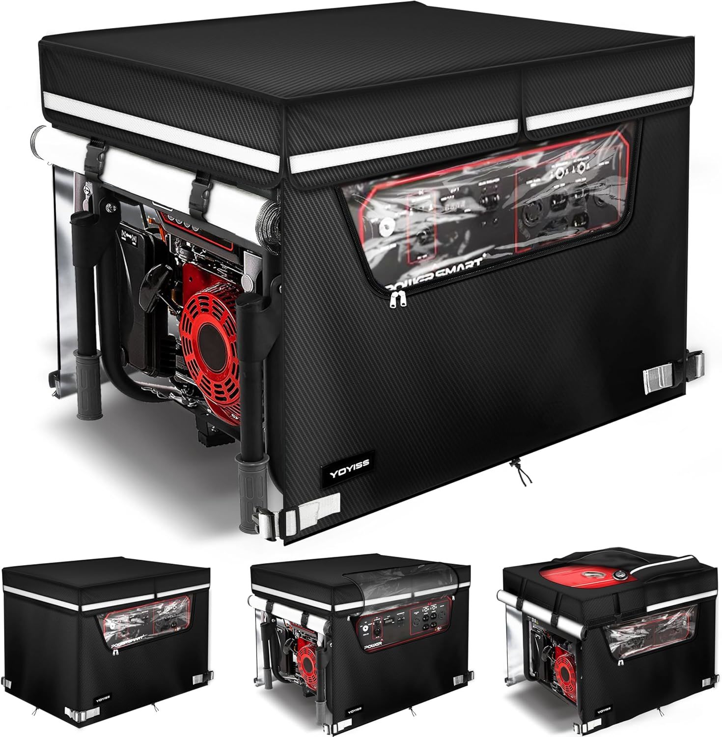 Generator Covers While Running, 32&quot;Lx24&quot;Wx24&quot;H, Transparent Window Design. - $60.92