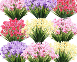 Artificial Daffodils Flowers 40 Bundles Fake Silk Daffodil Flowers UV Re... - £45.06 GBP