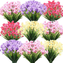 Artificial Daffodils Flowers 40 Bundles Fake Silk Daffodil Flowers UV Resistant - £43.72 GBP