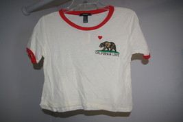 FOREVER 21 California Love Crop T Shirt Top Size M NWT - $15.00