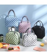 insulated bag, Oxford cloth bubble grid bento bag, portable lunch box bag - £11.79 GBP