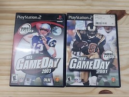 Playstation Ps2 Game Lot NFL GameDay 2001 &amp; 2003 - £10.35 GBP