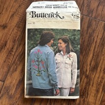 Butterick Vintage 70s Women&#39;s Shirt Jacket Pattern 4741 UNCUT SZ 10 - $11.48