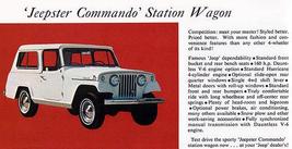 1967 Jeep Jeepster Commando Station Wagon - Promotional Advertising Poster - $32.99