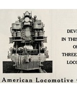 American Locomotive Company August 1929 Advertisement Train Railroad DWAA22 - $29.99