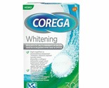 SHIPS FROM US Corega Tabs Whitening Denture Care Kill 99.9% Bacteria 30 pcs - $19.64