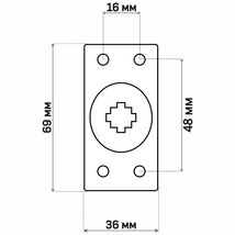 Handle Set MAUER Assa Abloy /For Aluminium /PVC Doors - $16.00