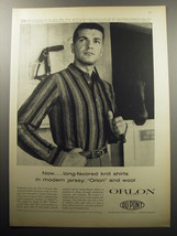 1957 Du Pont Orlon Advertisement - Izod shirt - £14.48 GBP