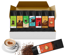 Mothers Day Gifts for Mom Wife, Chocolate Lovers Coffee Gift Set - 7 Bags, 1.5 O - £28.67 GBP