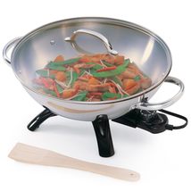 Presto 5900 1500-Watt Stainless-Steel Electric Wok - $139.95