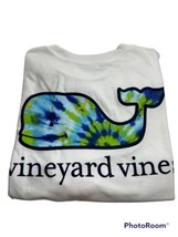Vineyard Vines Men’s Tie Dye whale Fill S/S Pkt.Tee.White.Cap.Sz.M.NWT - $30.84