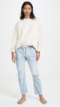 One Teaspoon Women&#39;s Shabbies Drawstring Boyfriend Jeans Hustler Blue Sz M - $74.79