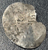 1558-1603 England Queen Elizabeth I Silber Sechs 6 Pence 0.78g Gehämmert... - $39.59