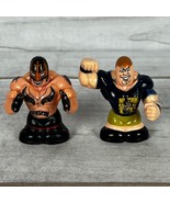 Lot 2 WWE Thumbpers Figures Wicked Cool Toys Wrestling Rey Mysterio Jr J... - £4.29 GBP