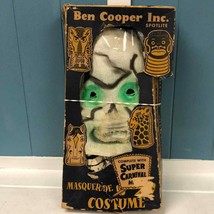 Vintage Ben Cooper Inc Spotlite Skeleton Halloween 2 kids Costume in box oddity - £138.89 GBP