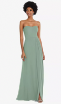 After Six 1563...Strapless Sweetheart Maxi Dress....Seagrass...Size 14...NWT - £81.09 GBP