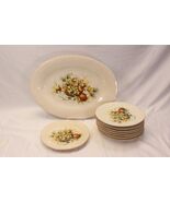 Sur La Table Italy Harvest Basket Platter + Salad Plates  Lot of 9 - $77.28 CAD