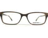 Marchon Brille Rahmen M-3000 234 Brown Rechteckig Horn Felge 54-17-145 - $46.38