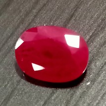 Natural Ruby, 3.45 Cts, Mozambique, Ruby, Ruby Mozambique, Oval Ruby, Mozambique - £1,606.46 GBP