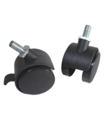 M8 Threaded Stem 1.5&quot; Twin Wheel Swivel Lock Brake Caster - 2 Pcs - €12,89 EUR