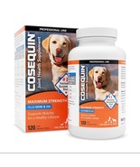 NUTRAMAX COSEQUIN DS Maximum Strength Plus MSM &amp; Omega-3&#39;s Chewable Tabl... - £23.82 GBP