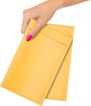 10 Gold Kraft Bubble Padded Envelopes 5x9 Bubble Mailers Peel and Seal - £6.66 GBP