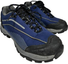 Lands&#39; End women&#39;s 304947 Deep Blue and White Hiking Athletic Shoes size... - $584.37 MXN