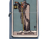 Tarot Card D6 Windproof Dual Flame Torch Lighter IX The Hemit - £13.25 GBP