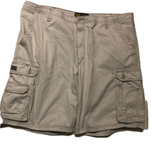 New Lee Men&#39;s Cargo Shorts Khaki Size 44  Hiking Fishing Outdoor - $11.48