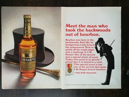 Vintage 1969 I.W. Harper Kentucky Bourbon Whiskey Full Page Original Ad 324 - £5.52 GBP