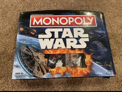 Primary image for Open Box Star Wars Monopoly Open & Play Case Edition Box & Board In One Travel